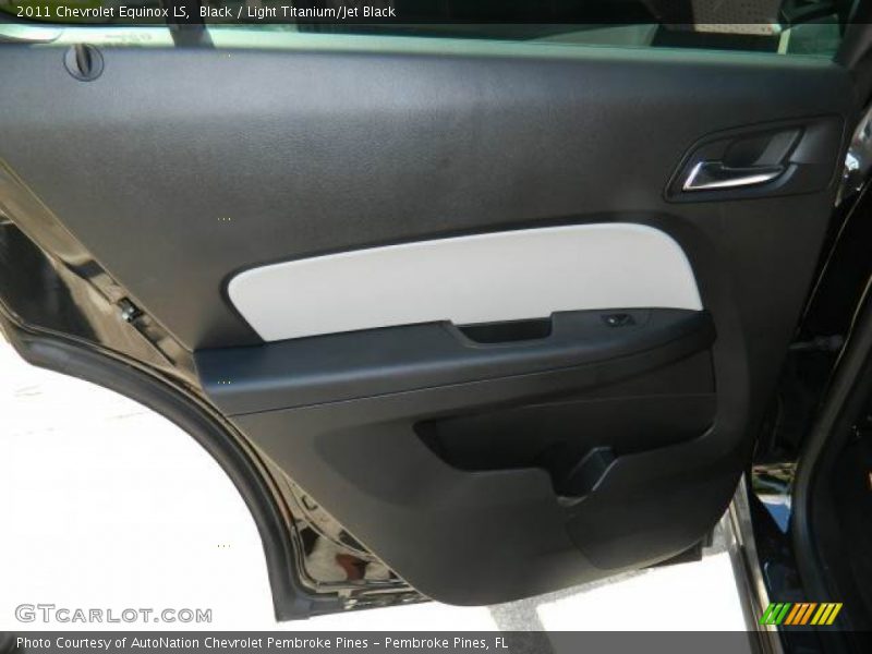 Black / Light Titanium/Jet Black 2011 Chevrolet Equinox LS