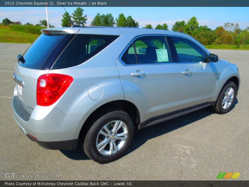 Silver Ice Metallic / Jet Black 2013 Chevrolet Equinox LS