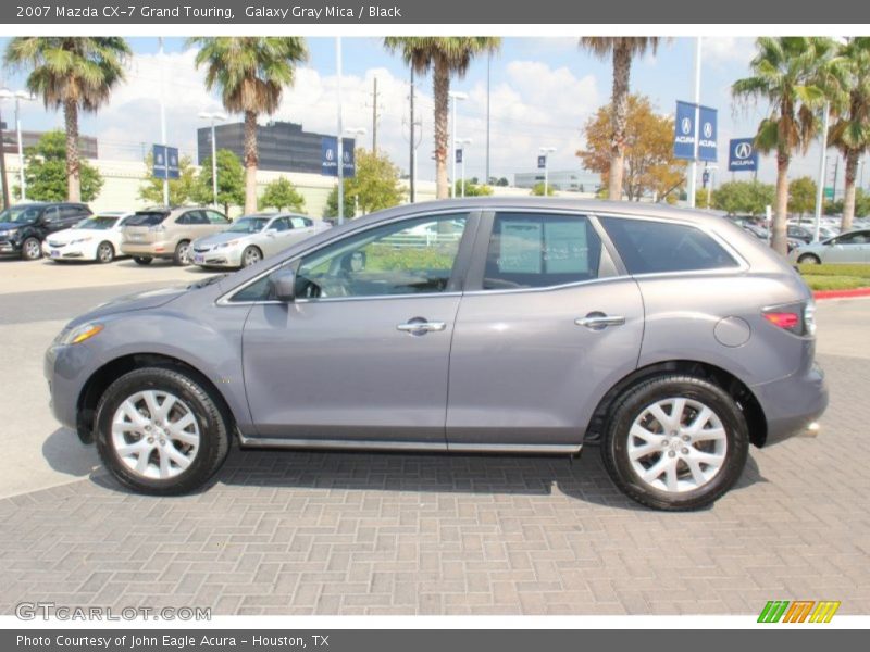 Galaxy Gray Mica / Black 2007 Mazda CX-7 Grand Touring