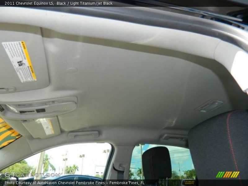 Black / Light Titanium/Jet Black 2011 Chevrolet Equinox LS