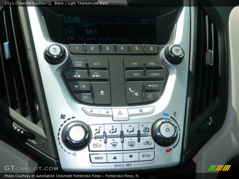 Black / Light Titanium/Jet Black 2011 Chevrolet Equinox LS
