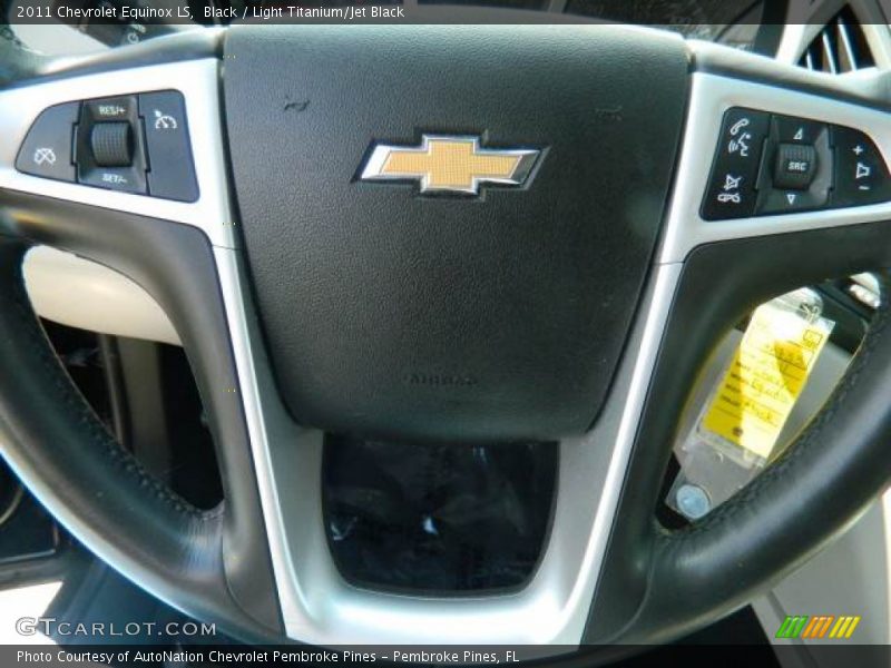 Black / Light Titanium/Jet Black 2011 Chevrolet Equinox LS