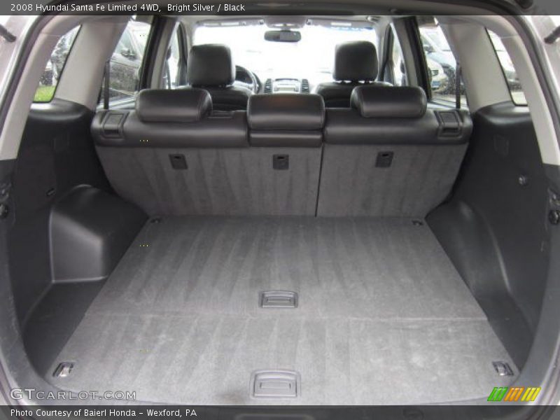 Bright Silver / Black 2008 Hyundai Santa Fe Limited 4WD