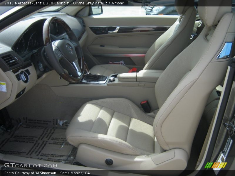  2013 E 350 Cabriolet Almond Interior