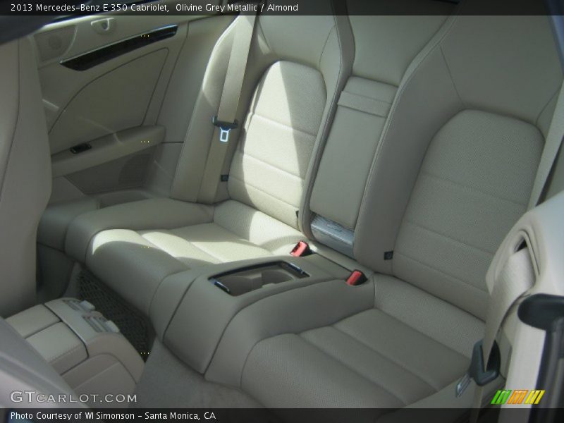Rear Seat of 2013 E 350 Cabriolet