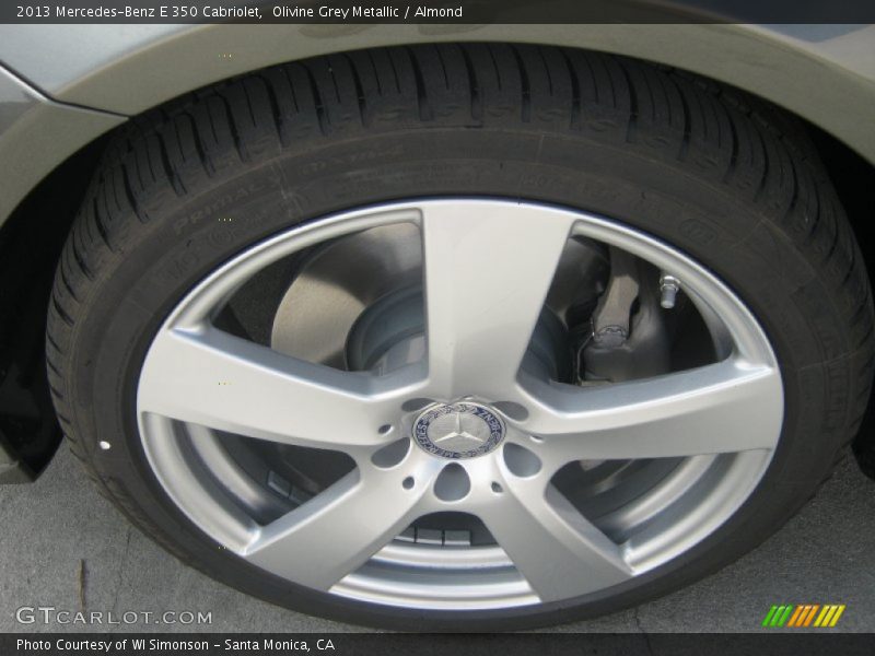 Olivine Grey Metallic / Almond 2013 Mercedes-Benz E 350 Cabriolet