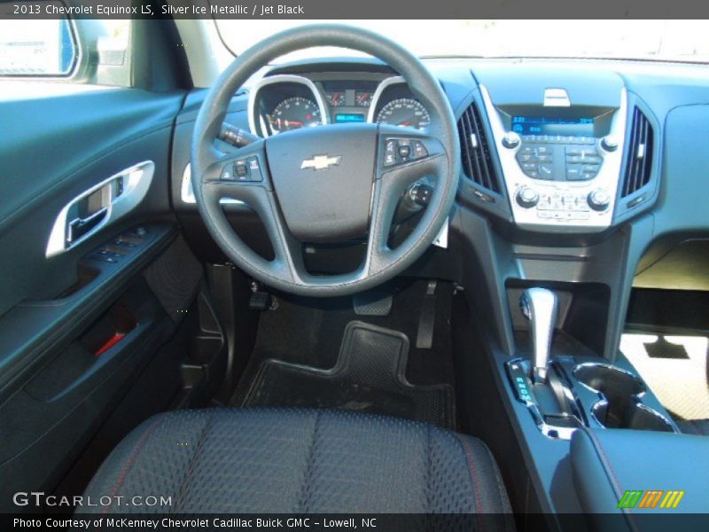 Silver Ice Metallic / Jet Black 2013 Chevrolet Equinox LS