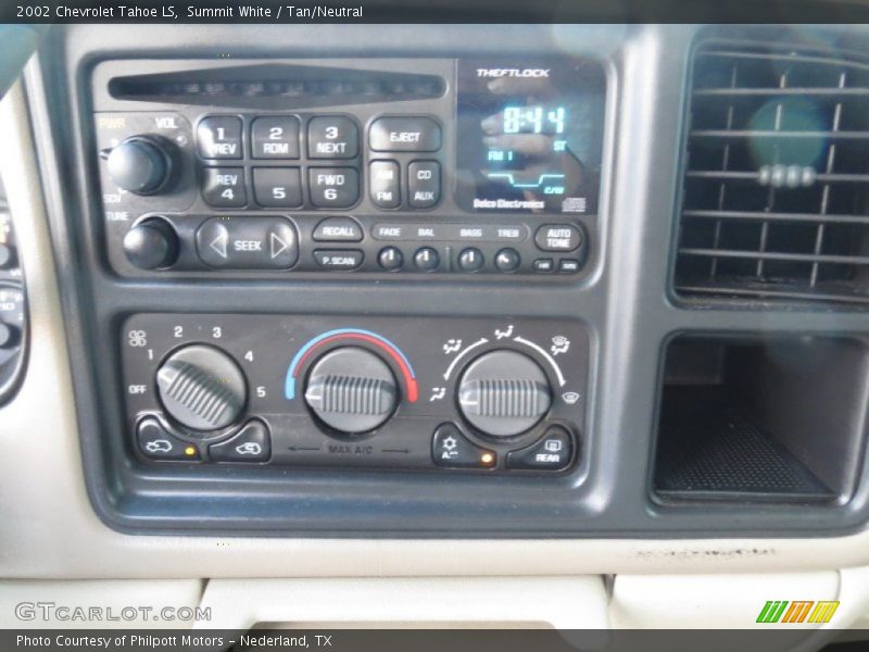 Summit White / Tan/Neutral 2002 Chevrolet Tahoe LS