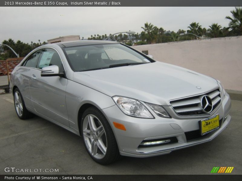 Iridium Silver Metallic / Black 2013 Mercedes-Benz E 350 Coupe