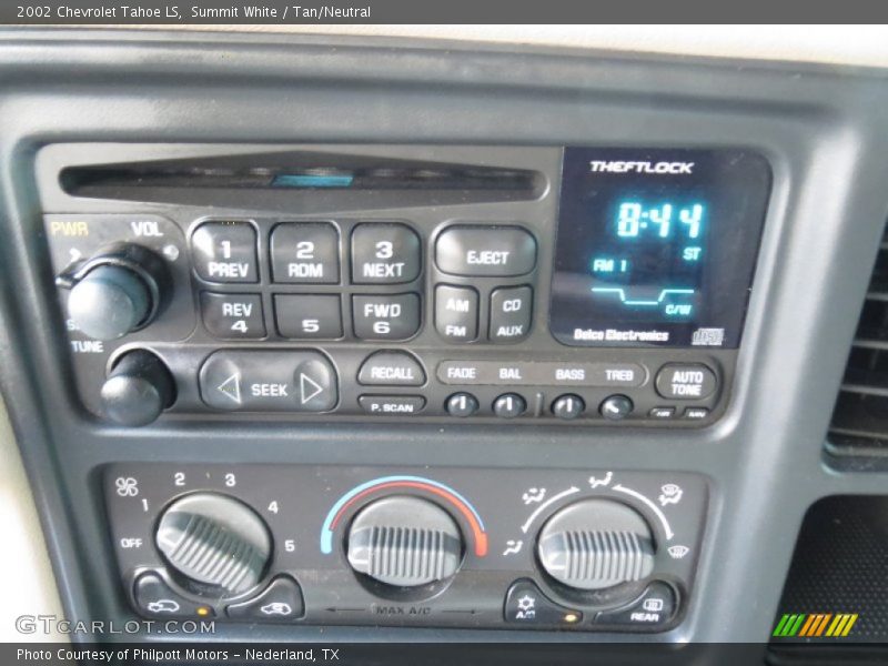 Summit White / Tan/Neutral 2002 Chevrolet Tahoe LS