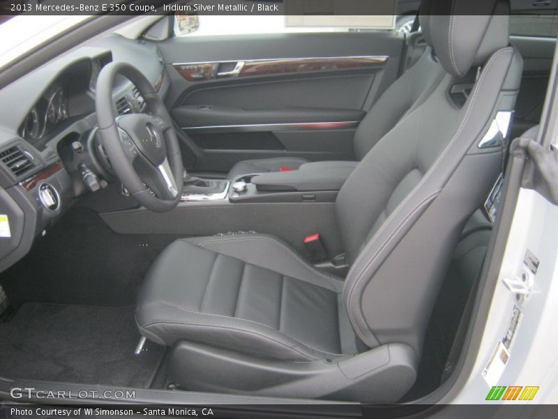  2013 E 350 Coupe Black Interior
