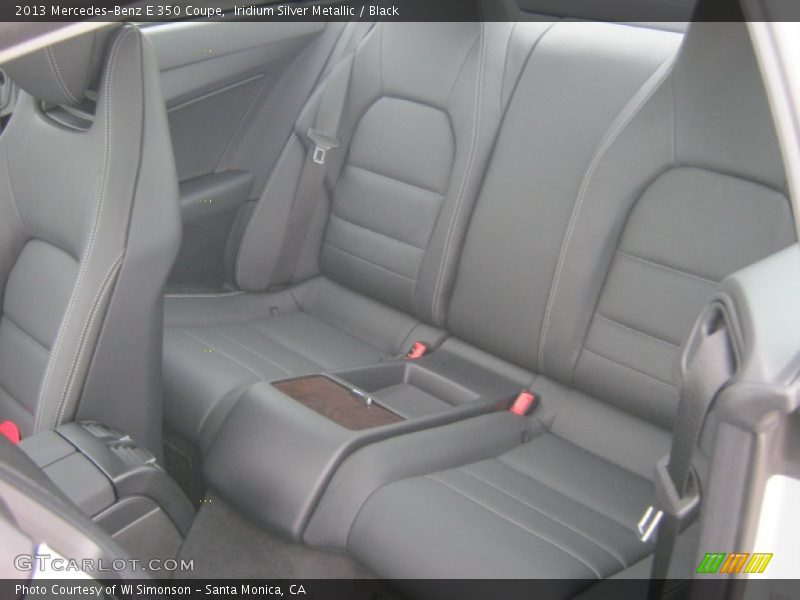 Rear Seat of 2013 E 350 Coupe