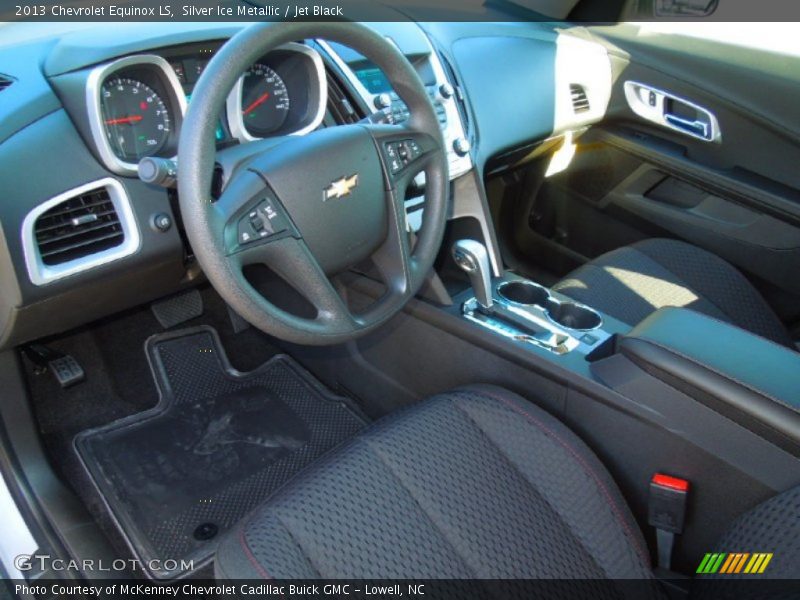 Silver Ice Metallic / Jet Black 2013 Chevrolet Equinox LS