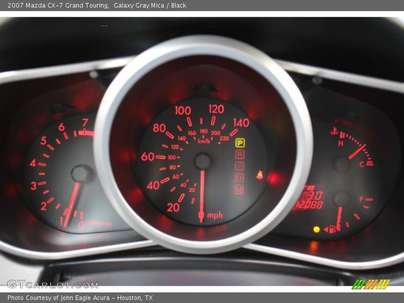 Galaxy Gray Mica / Black 2007 Mazda CX-7 Grand Touring