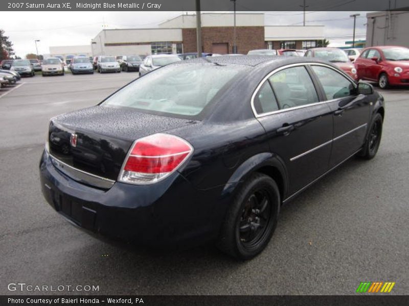 Midnight Blue Metallic / Gray 2007 Saturn Aura XE
