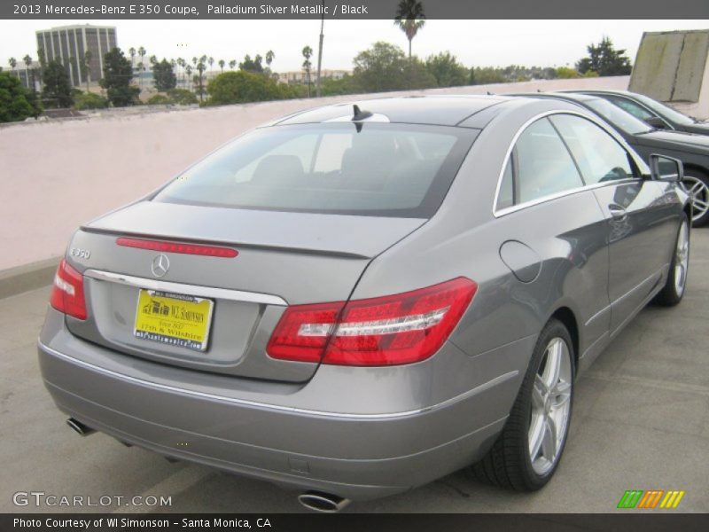 Palladium Silver Metallic / Black 2013 Mercedes-Benz E 350 Coupe