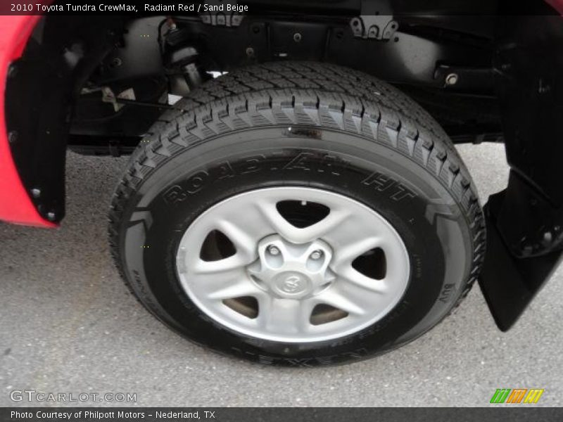 Radiant Red / Sand Beige 2010 Toyota Tundra CrewMax
