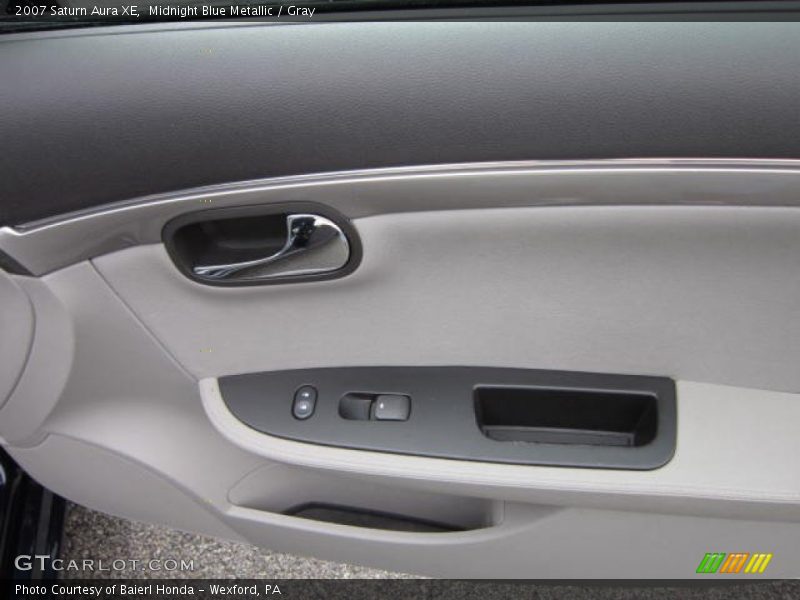 Midnight Blue Metallic / Gray 2007 Saturn Aura XE