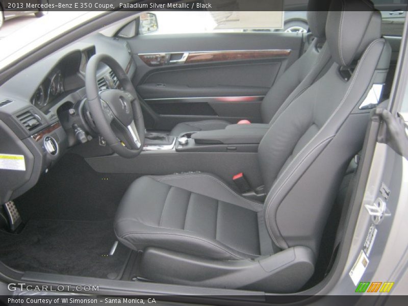  2013 E 350 Coupe Black Interior