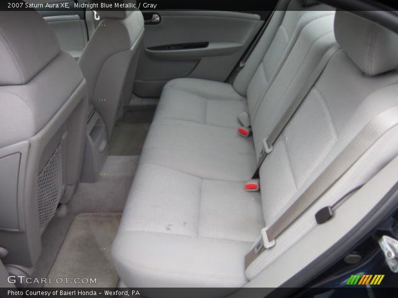 Midnight Blue Metallic / Gray 2007 Saturn Aura XE