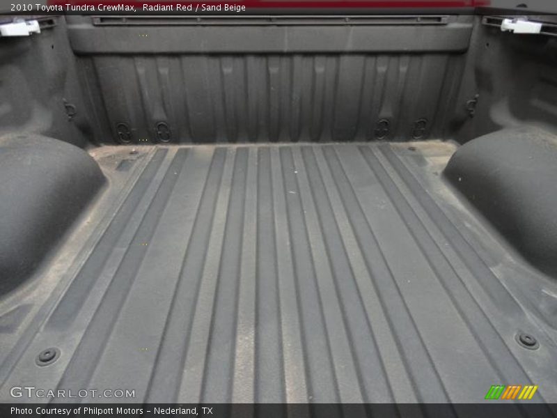 Radiant Red / Sand Beige 2010 Toyota Tundra CrewMax