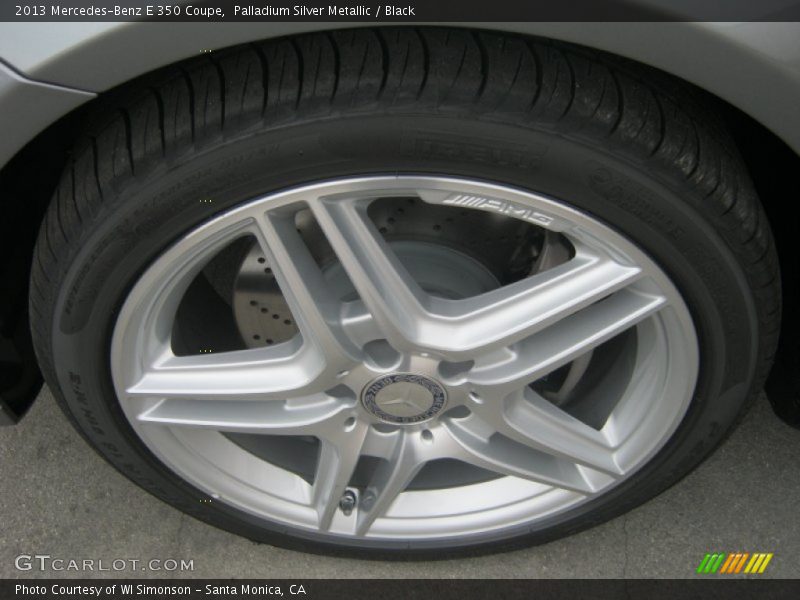 Palladium Silver Metallic / Black 2013 Mercedes-Benz E 350 Coupe