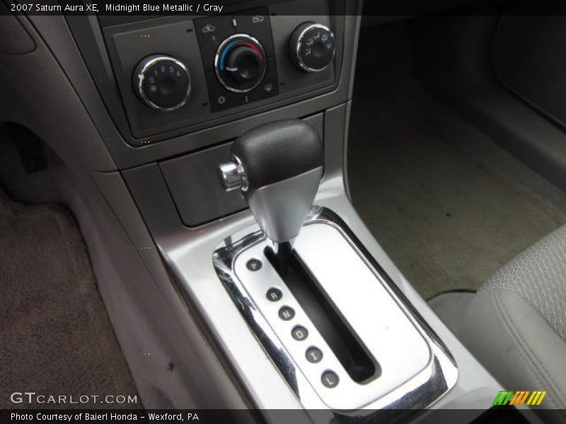 Midnight Blue Metallic / Gray 2007 Saturn Aura XE