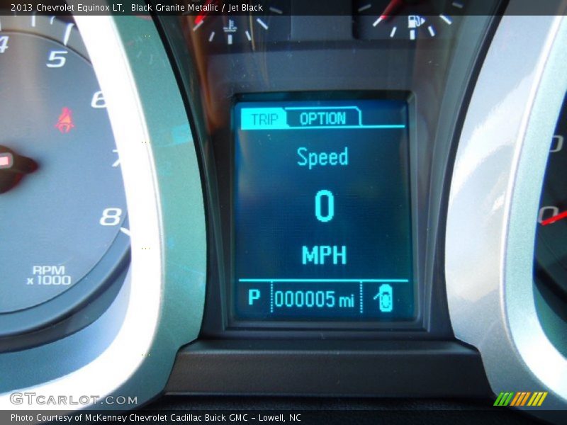 Black Granite Metallic / Jet Black 2013 Chevrolet Equinox LT