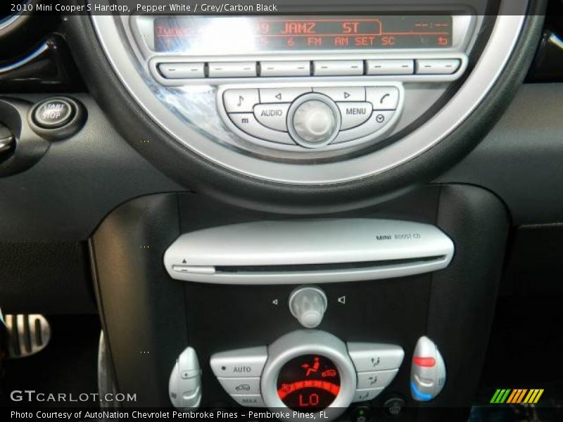 Pepper White / Grey/Carbon Black 2010 Mini Cooper S Hardtop