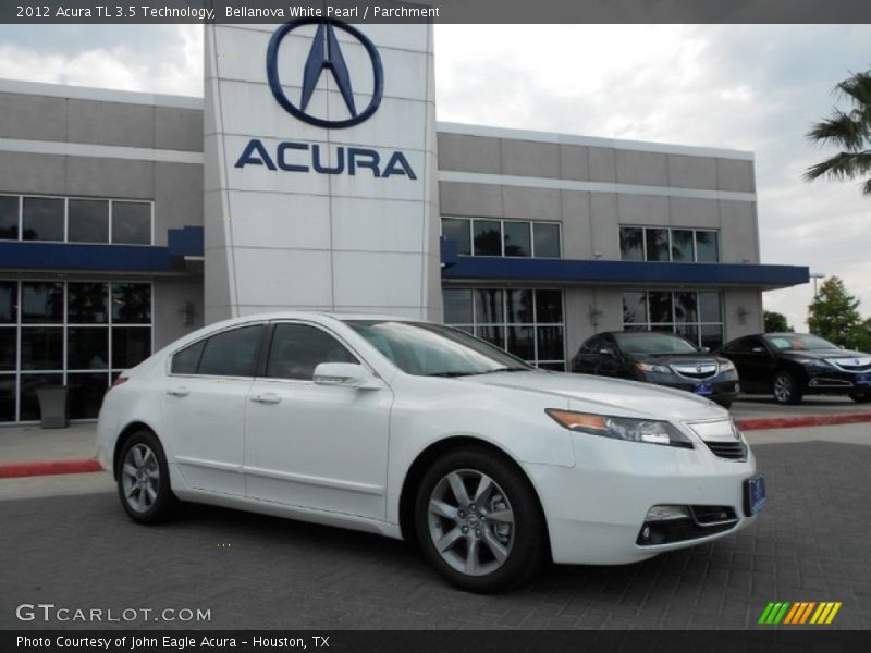 Bellanova White Pearl / Parchment 2012 Acura TL 3.5 Technology