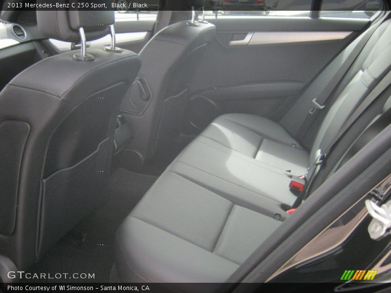 Black / Black 2013 Mercedes-Benz C 250 Sport