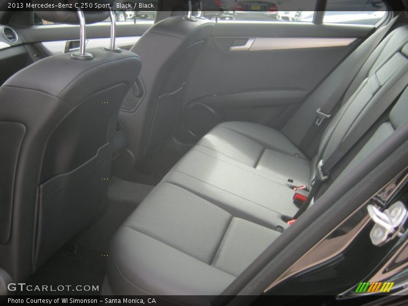 Black / Black 2013 Mercedes-Benz C 250 Sport