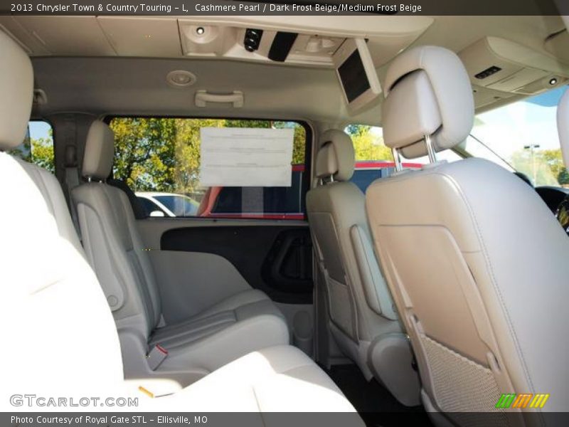 Cashmere Pearl / Dark Frost Beige/Medium Frost Beige 2013 Chrysler Town & Country Touring - L