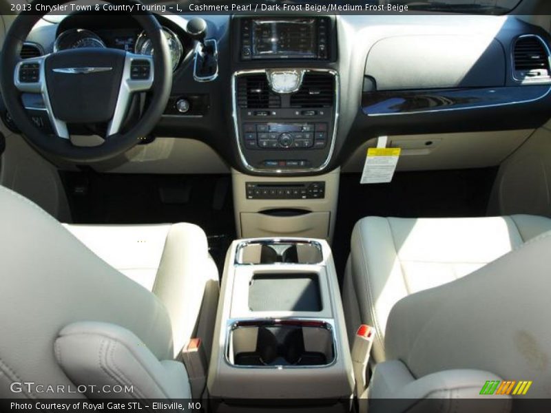 Cashmere Pearl / Dark Frost Beige/Medium Frost Beige 2013 Chrysler Town & Country Touring - L