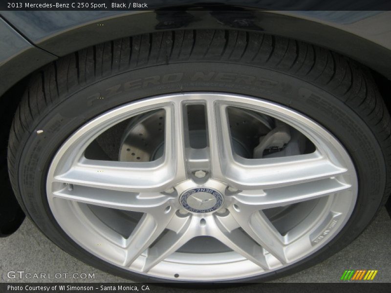 Black / Black 2013 Mercedes-Benz C 250 Sport