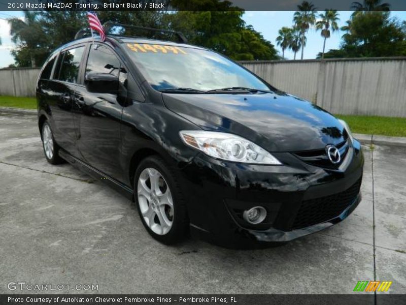 Brilliant Black / Black 2010 Mazda MAZDA5 Touring
