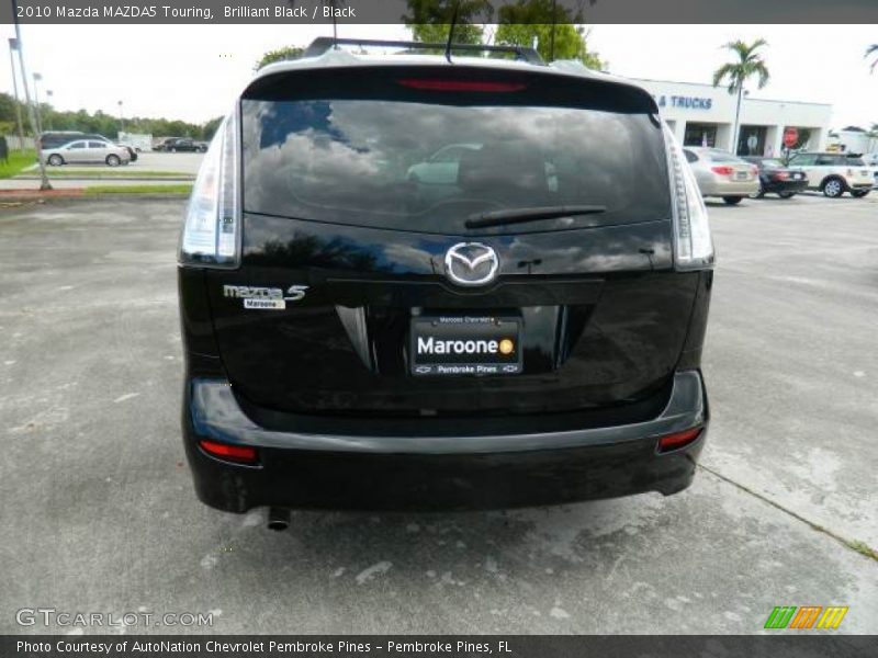 Brilliant Black / Black 2010 Mazda MAZDA5 Touring