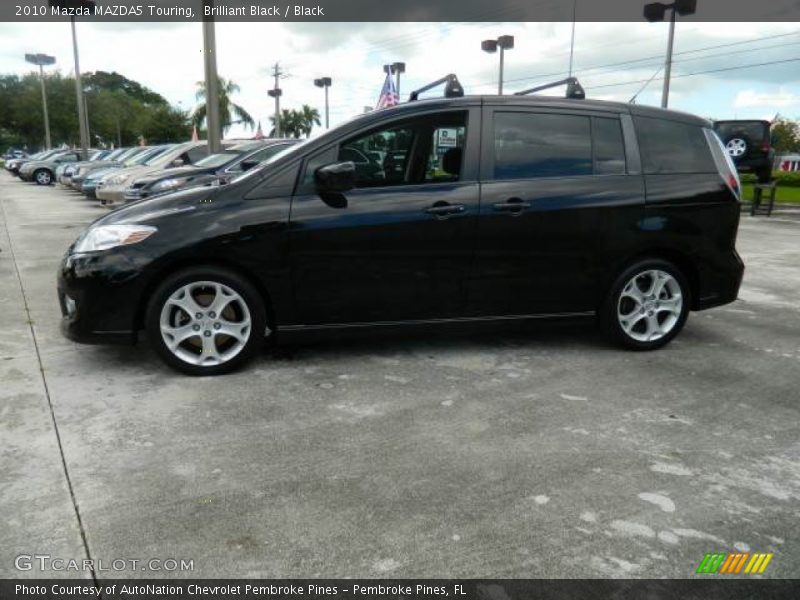 Brilliant Black / Black 2010 Mazda MAZDA5 Touring