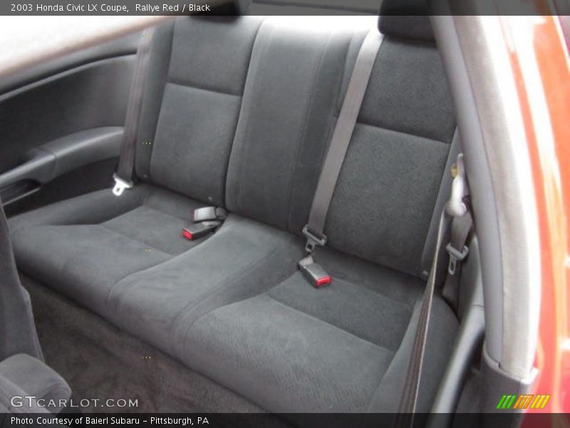 Rallye Red / Black 2003 Honda Civic LX Coupe