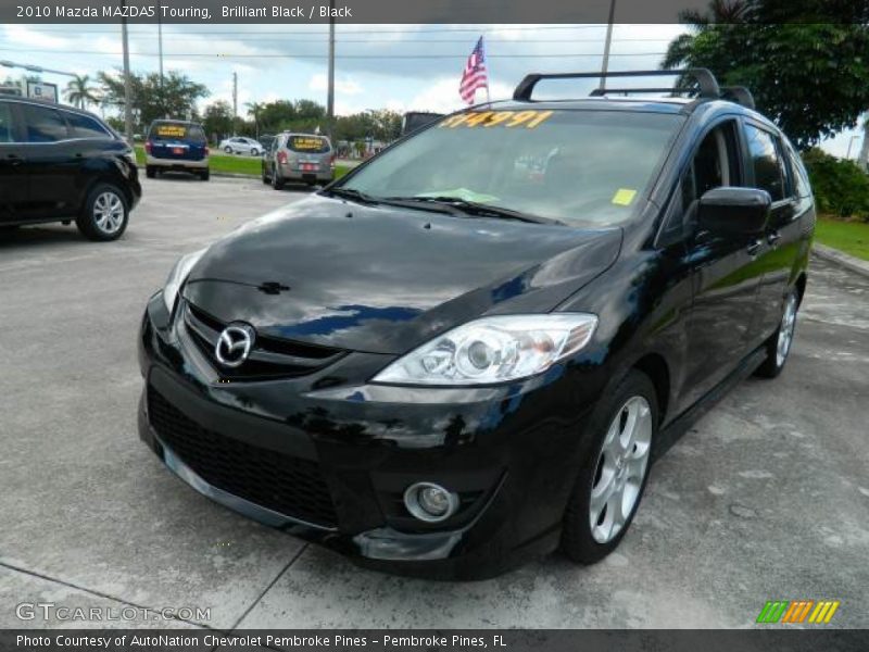 Brilliant Black / Black 2010 Mazda MAZDA5 Touring