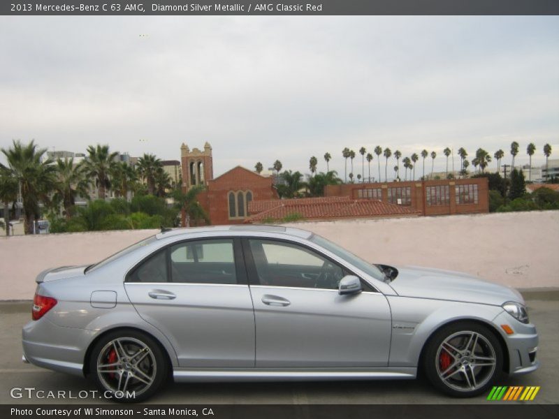  2013 C 63 AMG Diamond Silver Metallic