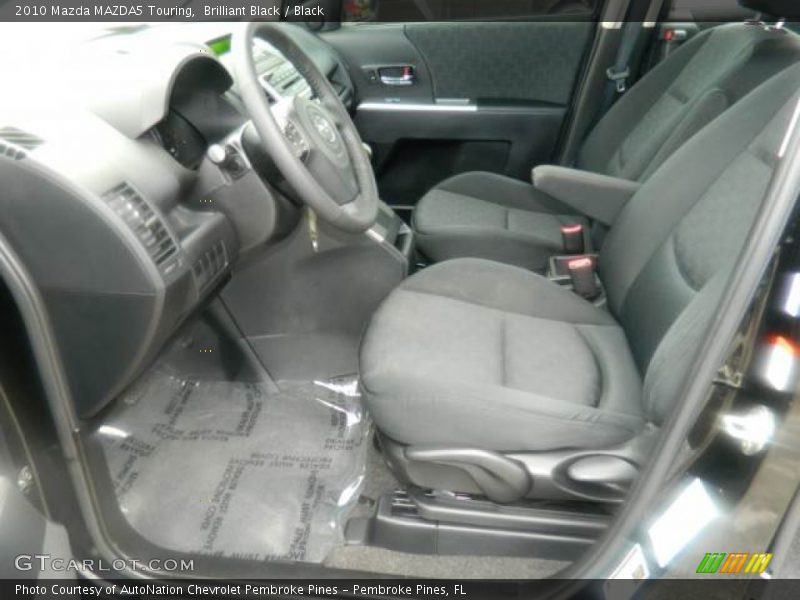 Brilliant Black / Black 2010 Mazda MAZDA5 Touring