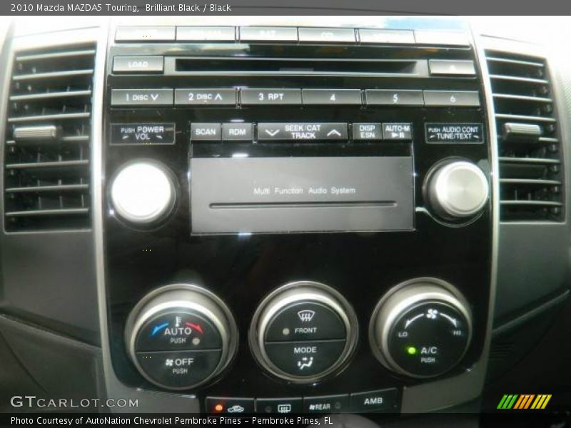 Brilliant Black / Black 2010 Mazda MAZDA5 Touring
