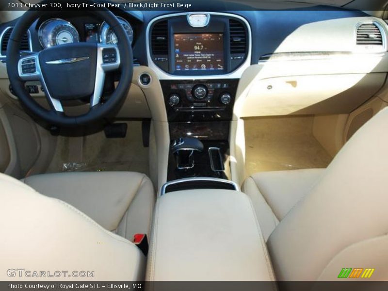 Ivory Tri-Coat Pearl / Black/Light Frost Beige 2013 Chrysler 300