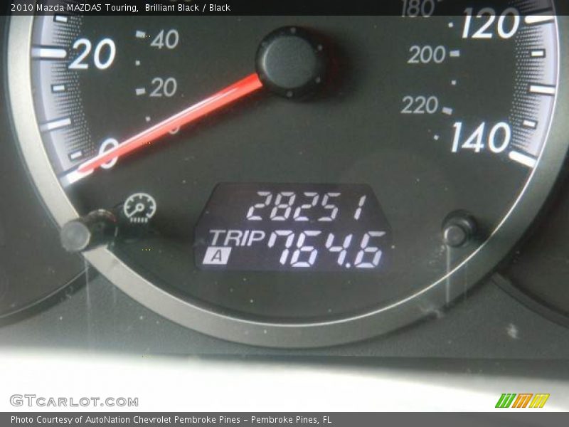 Brilliant Black / Black 2010 Mazda MAZDA5 Touring