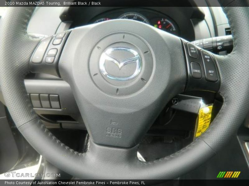 Brilliant Black / Black 2010 Mazda MAZDA5 Touring