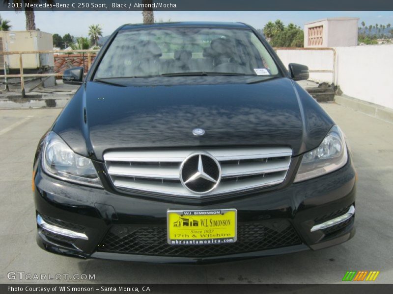 Black / Almond/Mocha 2013 Mercedes-Benz C 250 Sport