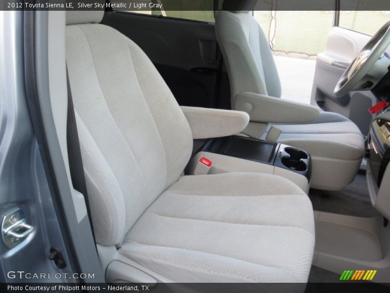 Silver Sky Metallic / Light Gray 2012 Toyota Sienna LE