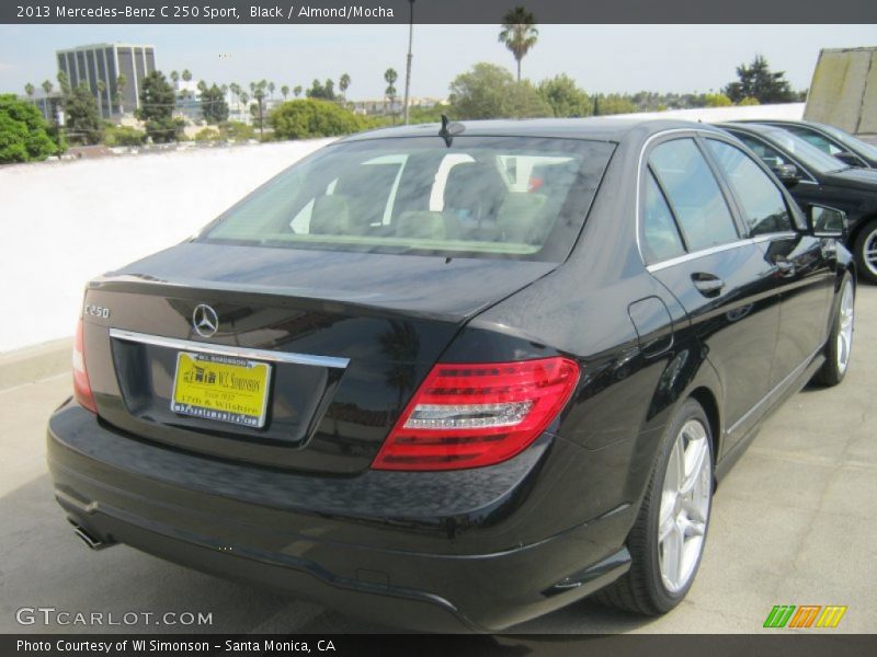 Black / Almond/Mocha 2013 Mercedes-Benz C 250 Sport