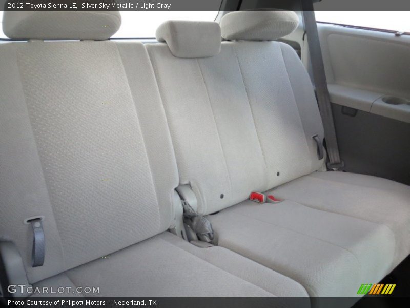 Silver Sky Metallic / Light Gray 2012 Toyota Sienna LE
